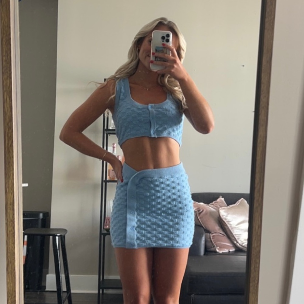 Light Blue Terry Set